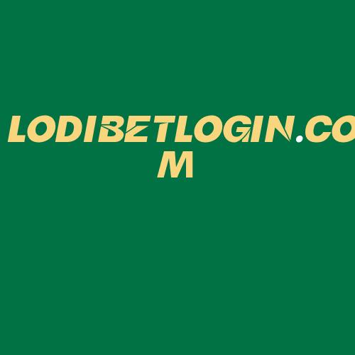 Logo da LODIBETLOGIN